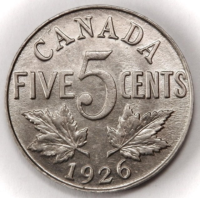 1926-Five-Cent-Near-Leaf.
